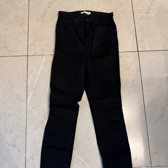Madewell black curvy high-rise jeans size 25 - Picture 1 of 3